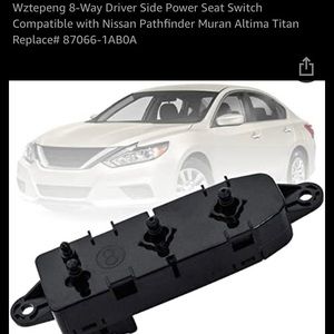 Wztepeng 8-way Driver side Power seat switch compatible with Nissan Pathfinder